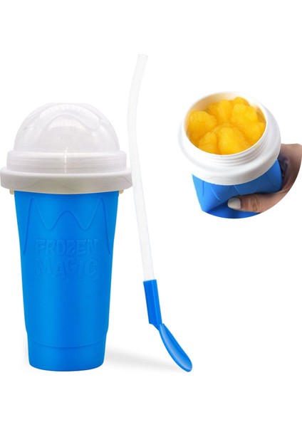 Yl Tutam Buz Bardağı Dıy Milkshake Fincan Silikon Çift Katmanlı Ev Yapımı Dondurma Milkshake Meyve Suyu Fincanı Yaz Soğuk Slushy Bardak (Yurt Dışından) fiyatları