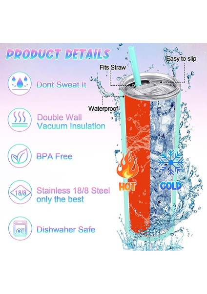 Renkli 2 Adet 1/2/5 Adet 20 Oz Sıska Bardak Kapaklı ve Saman Paslanmaz Çelik Yalıtımlı Su Bardak Bardak Çift Katmanlı Sandık Tumbler Kupa (Yurt Dışından) indirimleri