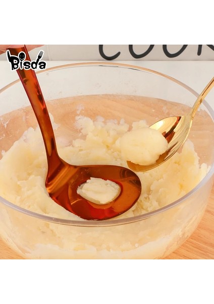 B-Rose Gold L 1/2 Adet Patates Kırıcı Paslanmaz Çelik Pürüzsüz Patates Püresi Meyve Sebze Aracı Pres Kırıcı Mutfak Aracı (Yurt Dışından)
