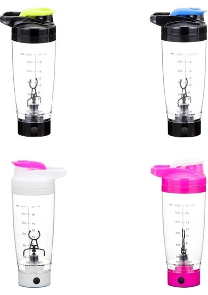 13 - 350ML 600 ml Çalkalayıcı Şişe Protein Tozu Su Şişesi Spor Salonu Eğitimi Elektrikli Otomasyon Yulaf Ezmesi Bardağı Süt Şişesi Taşınabilir Karıştırma Kabı (Yurt Dışından)