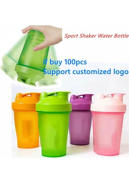 Mavi 400ML Spor Shaker Su Şişesi Peynir Altı Suyu Protein Tozu Karıştırma Şişesi Taşınabilir Spor Salonu Fitness Su Isıtıcısı Açık Kamp Tırmanma Şişesi (Yurt Dışından) fırsatları