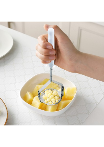 02 Yuvarlak Delik Patates Ezici Ricers Mutfak Pişirme Araçları Paslanmaz Çelik Basınçlı Çamur Püresi Sebze Araçları Meyve Presi Makinesi Sarımsak Baskı Makinesi (Yurt Dışından) fiyatları