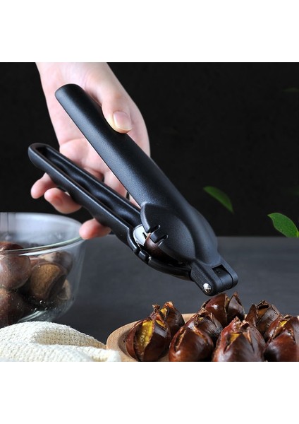 Siyah 2 In 1 Ceviz Klip Delik Açıcı Somun Klip Soyma Makinesi Paslanmaz Çelik Kahverengi Metal Mutfak Aletleri Mutfak Aksesuarları (Yurt Dışından) fiyatları