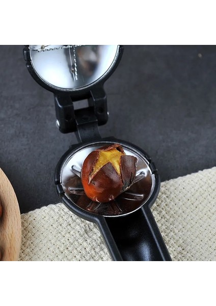 Siyah 2 In 1 Ceviz Klip Delik Açıcı Somun Klip Soyma Makinesi Paslanmaz Çelik Kahverengi Metal Mutfak Aletleri Mutfak Aksesuarları (Yurt Dışından) indirimleri