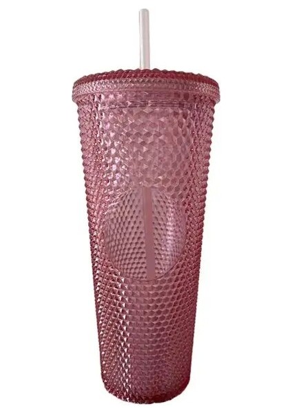 03 710ML 710ML Logosuz Durian Fincan Kahve Fincanı Yaz Soğuk Su Kupa Tumbler Samanlı Bardak Elmas Radyant Tanrıça Bardak Saman Bardak (Yurt Dışından)