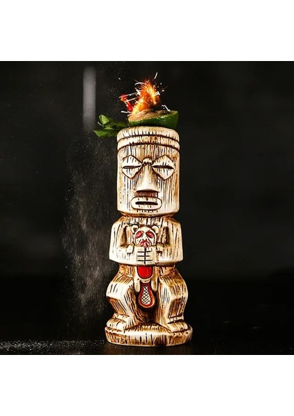 Z 300-600 ml Hawaiian Pulau Paskah Kupa Tiki Kreatif Porselen Bir Anggur Kupa Bir Anggur Koktail Pesta Ckir Bar Alat Keramik Tiki Kupa (Yurt Dışından) fiyatları