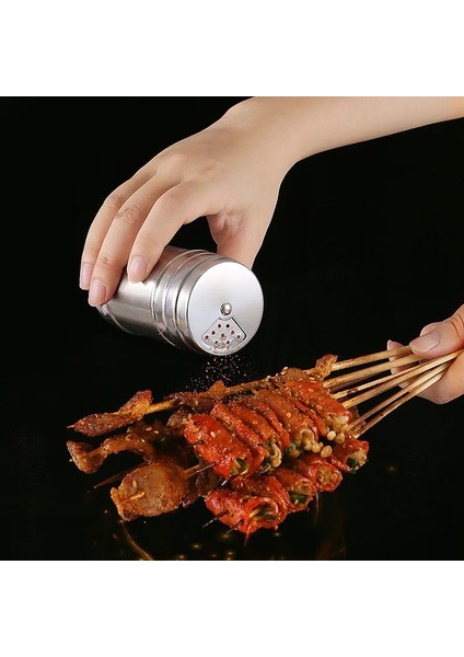 Ekstra Büyük Tuz Şeker Şişesi Paslanmaz Çelik Döner Kapak Baharat Kavanoz Baharat Araçları Biber Çalkalayıcı Ev Kürdan Tutucu Mutfak Malzemeleri (Yurt Dışından)