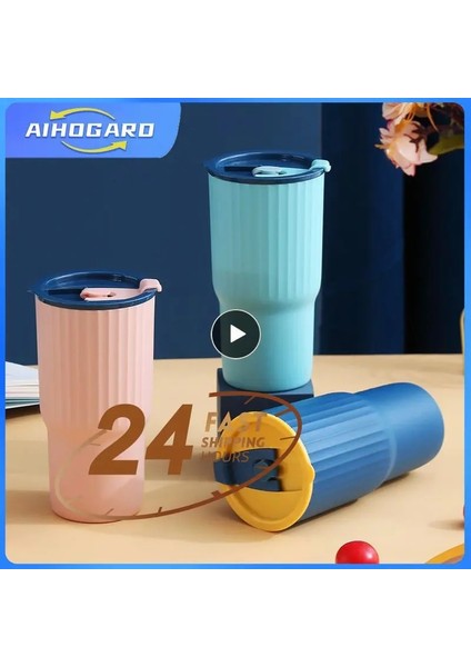02 650ML 650ML Plastik Saman Su Bardağı Silikon Kapaklar Kahve Fincanı Öğrenci Yaratıcı Yaz Araba Taşınabilir Süt Çay Bardağı Çift Içme Şişesi Yenı (Yurt Dışından)