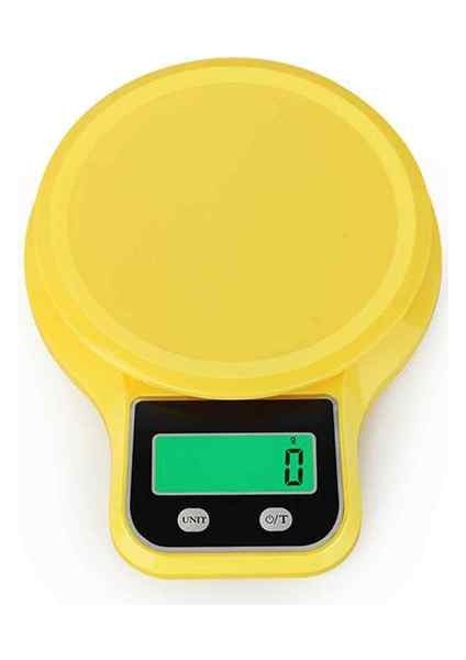 Gösterildiği Gibi 5 Kg/1g Elektronik Mutfak Terazisi LCD Ekran Dijital Gıda Ölçeği Pişirme Tartı Denge Aracı Yeşil Aydınlatmalı (Yurt Dışından)