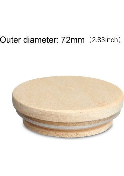 1 Adet 72MM-STYLE1 Çeşitli Boyutlarda Bambu Kapaklar Yeniden Kullanılabilir Mason Kavanoz Konserve Kapakları Sızdırmaz Silikon Sızdırmazlık Ahşap Kapaklar Içme Kavanoz Ev Gereçleri (Yurt Dışından)