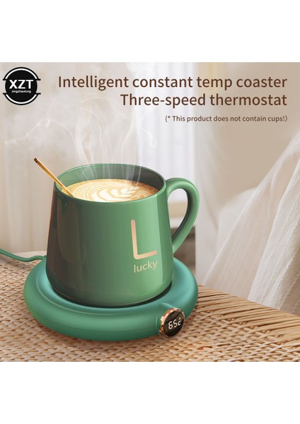 Beyaz M USB Kahve Fincanı Sıcak Isıtma Pedi Dc 5 V Sabit Sıcaklık Coaster 3 Dişli Dijital Ekran Ayarı Zamanlama Isıtıcı Süt Çay Için (Yurt Dışından) indirimleri