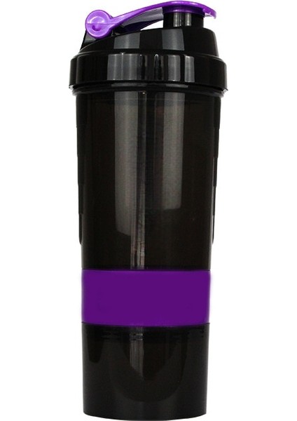 Kırmızı 500ML 3 Katmanlar Shaker Protein Şişesi Toz Shake Kupası Su Şişesi Plastik Karıştırma Kabı Vücut Geliştirme Egzersiz Şişesi (Yurt Dışından) fırsatları