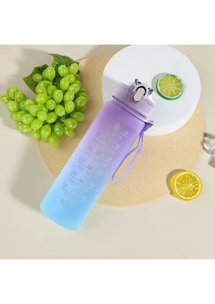 Stil B-Yeşil 800ML 800-900ML 800-900ML Spor Su Şişesi Motivasyon Su Şişesi Sızdırmaz Içme Şişeleri Açık Seyahat Spor Salonu Fitness Mutfak Için Sürahiler (Yurt Dışından) indirimleri