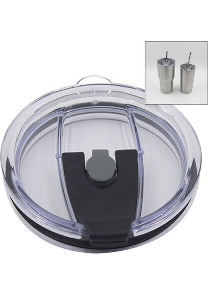 20 Oz 2 Adet 1/2 Adet 20 Oz Dökülmeye Dayanıklı Kapaklar Sızdırmaz Su Bardağı Yedek Kapak Sızdırmazlık Su Bardağı Kapağı Seyahat Kupa Kapağı Yeniden Kullanılabilir Bardak Kapakları (Yurt Dışından)