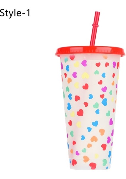 Stil-1 Yeni Taşınabilir Sıcaklık Plastik Kahve Içecek Ware Saman Bardak Içecek (Yurt Dışından)