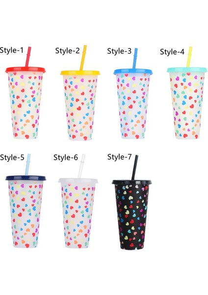 Stil-1 Yeni Taşınabilir Sıcaklık Plastik Kahve Içecek Ware Saman Bardak Içecek (Yurt Dışından)