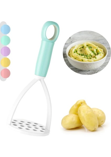 Mavi Mutfak Pp Preslenmiş Patates Ezici Ricer Püre Suyu Üreticisi Patates Itici Pürüzsüz Patates Püresi Kırıcı Meyve Araçları Malzemeleri (Yurt Dışından) modelleri