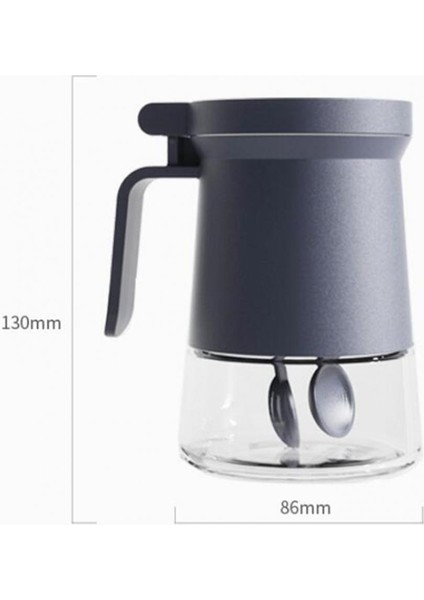 Mavi 350 ml Baharat Şişesi Iyi Sızdırmazlık Görünür Tasarım Saplı Çeşni Baharat Kavanoz Neme Dayanıklı Tuzluk Ev Için (Yurt Dışından) modelleri