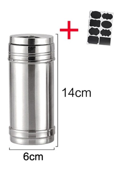 Set-D Paslanmaz Çelik Baharat Potu Stash Kavanoz Saklama Kutusu, Baharat Şişeleri ve Şişe-F-Kavanoz Kutuları Için Kapaklı Kavanozlar Kapaklı Cam Bambu (Yurt Dışından)