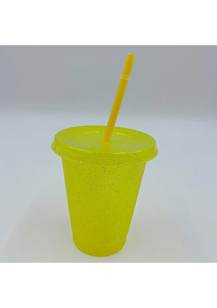 Yeşil S Pipetli Su Şişesi Kapaklı Plastik Yeniden Kullanılabilir Kişiselleştirilmiş Drinkware Kahve Içme Bardağı Yılbaşı Hediyeleri Çok Renkli Bardak Şişe (Yurt Dışından)