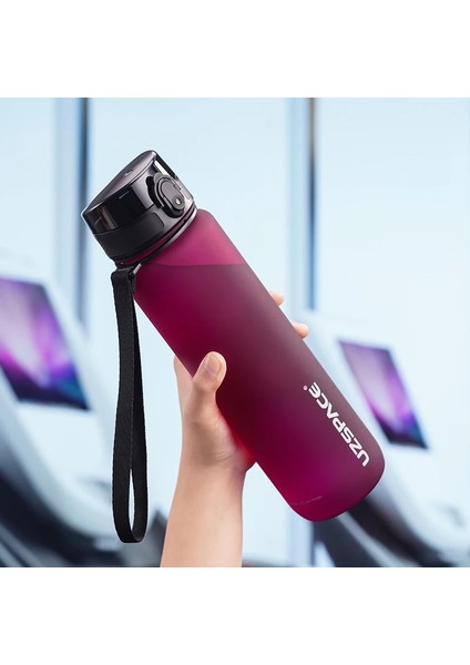 Pembe 800ML Zaman Işaretleyicili Spor Su Şişeleri Taşınabilir Sızdırmaz Açık Çalkalayıcı Benim Şişem Tritan Plastik Çevre Dostu Drinkware Bpa Ücretsiz (Yurt Dışından) modelleri