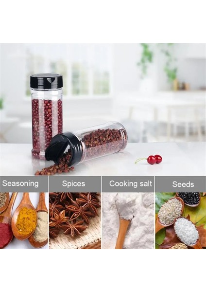 9 Adet 6 Adet 100 ml Baharat Şişesi Plastik Şeffaf Tuz Biber Çalkalayıcılar Çeşni Şişe Kapları Mutfak Baharat Kavanoz Aracı (Yurt Dışından) fırsatları