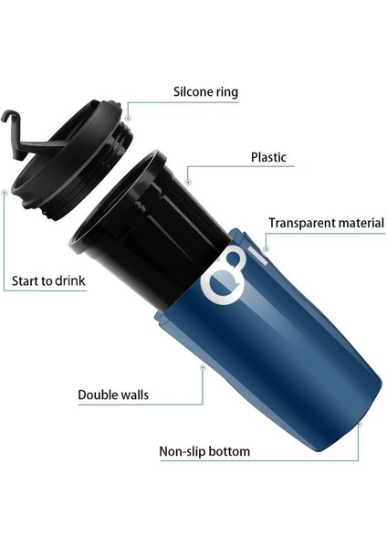 250ML Yeni Lp Logo Yatay Seyahat Kahve Kupa Setleri ve Kahve Fincanları Kahve Kupaları Kahve Seyahat Kupa Kahve Fincanları Setleri (Yurt Dışından) fırsatları