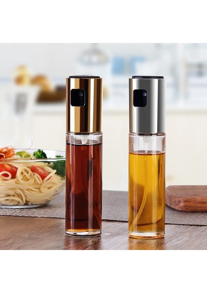 Gül Altın 100 ml Barbekü Cam Karıştırma Çeşni Şişesi Sirke Soya Sosu Sprey Yağlayıcı Baharat Çeşni Şişesi Mutfak Seti Yağ Dağıtıcı (Yurt Dışından) indirimleri