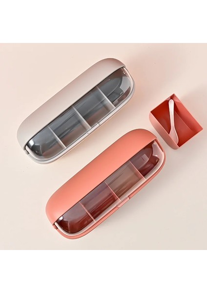 Fildişi 4 Izgaralar Baharat Kutusu Mutfak Tuz Biber Baharat Rafı Kavanoz Şekerlik Mutfak Gadget Kavanoz Seti Baharat Kutusu Organizatör Alet Konteyner (Yurt Dışından) fırsatları