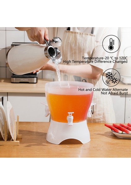 Düzenli 4.5l 4.5l Musluklu Soğuk Su Isıtıcısı Soğuk Buzlu Su Soğutma Kovası Gıda Sınıfı Pp Su Şişesi Buzdolabı Buzlu Su Çaydanlık Ev Gereçleri (Yurt Dışından) indirimleri