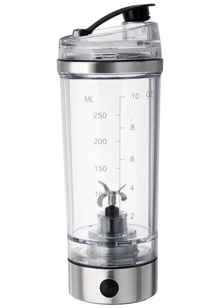 Pillerle (Değil) 250ML 250ML Elektrikli Protein Shake Karıştırıcı USB Shake Şişesi Süt Kahve Blender Su Isıtıcısı Fitness Vortex Tornado Akıllı Mikser 2020 Yeni (Yurt Dışından)