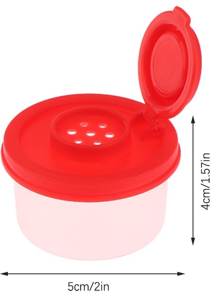 Yeşil 1 Adet Mini Tuz ve Biber Çalkalayıcı Piknik Açık Mutfak Öğle Yemeği Kutusu Seyahat Baharat Temizle Renkli Kapaklı Plastik Mühürlü Kavanoz Dağıtıcı (Yurt Dışından)