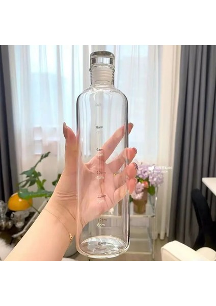 500ML Siyah 1 Adet 500ML Pc Plastik Su Şişesi Zaman Işaretleyici ile Yaratıcı Büyük Kapasiteli Sızdırmaz Içme Şişesi Spor Salonu Spor Su Şişeleri (Yurt Dışından) indirimleri