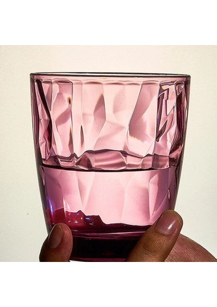 Turuncu 300ML 7 Renk Kırılmaz Yarım Şeffaf Bardak Yeniden Kullanılabilir Restoran Parti Içecek Suyu Buzlu Çay Içecek Bardakları (Yurt Dışından) fırsatları