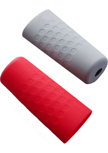 Kırmızı Yüksek 16 cm Silikon Bardak Kol 6 cm Düz Süt Şişesi Kol Su Şişesi Kapağı Bardak Tutucu Aşınmaya Dayanıklı Bardak Alt Kapak (Yurt Dışından)