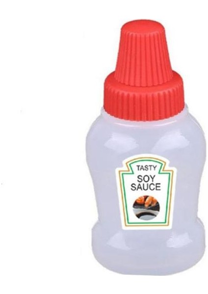 Kapak Rengi Rastgele 1 Adet Mini Çeşni Sıkılabilir Şişe Karikatür Plastik Domates Bal Çeşni Kabı Yemek Kabı Aksesuarları Sos Şişesi (Yurt Dışından)