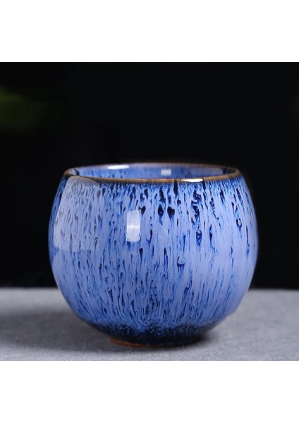C 101-200 ml Fırın Değişimi Seramik Kung Fu Büyük Kapasiteli Master Fincan Tek Kupa Ev Çay Seti Aksesuarları Tianmu Sır Jianzhan Teaware (Yurt Dışından)