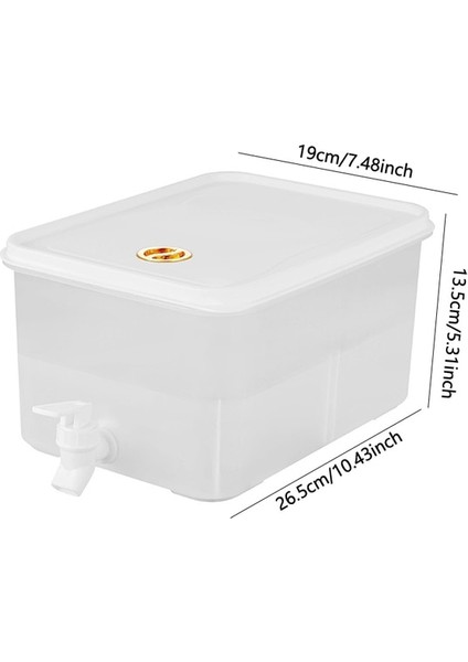 5l 3.5l/5l Buzdolabı Soğuk Su Isıtıcısı Musluklu Içecek Su Sebili Soğuk Su Kovası Limonata Şişesi Drinkware Su Sürahisi (Yurt Dışından)