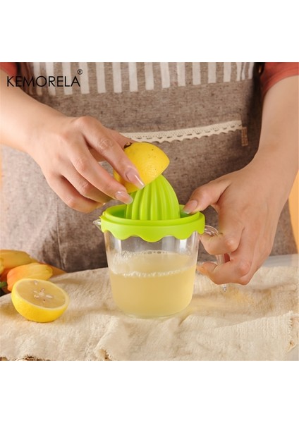 Turuncu 1 Adet Ev Manuel Limon Sıkacağı Plastik El Basın Portakal Sıkacağı Taşınabilir Yardımcı Mutfak Aracı Mini Blender (Yurt Dışından)