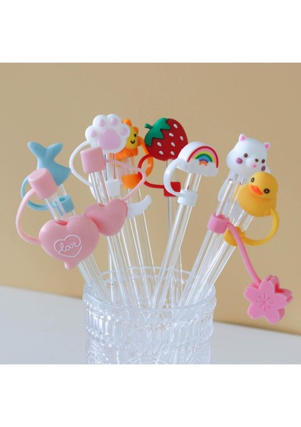 1 Adet Saman 1 Adet Karikatür Silikon Saman Ipuçları Yaratıcı Hasır Kapak Içme Toz Kapağı Sıçramaya Dayanıklı Saman Tıkaçları 6-8mm Saman Sızdırmazlık Araçları (Yurt Dışından) modelleri