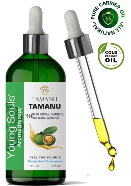 Aromatherapy Tamanu Carrier Oil Tamanu Bitkisel Taşıyıcı Yağ 100 ml
