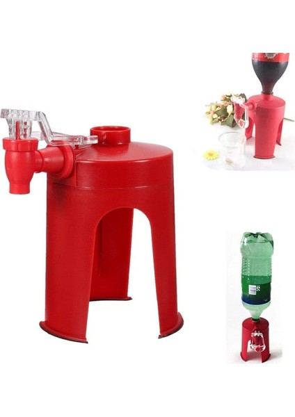 Bir Soda Dispenseri Kola Şişesi Ters Gazlı Içecek Baş Aşağı Içme Suyu Dağıtım Makinesi Ev Partisi Pub Bar Drinkware (Yurt Dışından) modelleri