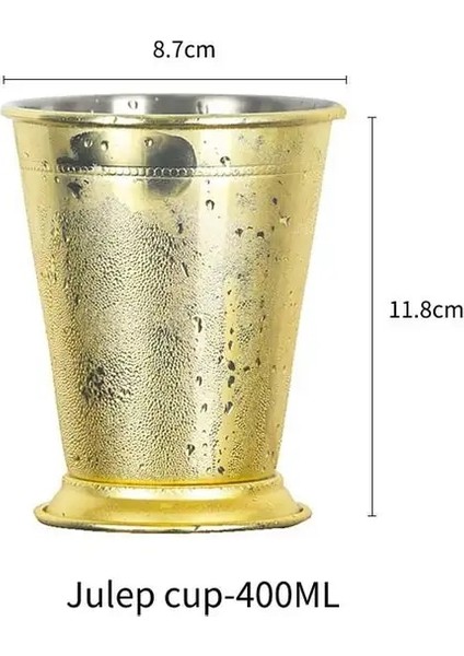 Gök Mavisi 350-550ML 550ML Moskova Katır Bakır Kupalar Metal Kupa Bardak Paslanmaz Çelik Dövülmüş Bakır Kaplama Davul Tipi Bira Bardağı Bira Şarap Kahve Fincanı Bar (Yurt Dışından)
