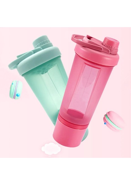 Kırmızı Kadın Spor Peynir Altı Suyu Protein Shaker Şişesi Su Şişesi Kız Bpa Ücretsiz Sızdırmaz Spor Salonu Fitness Eğitimi Spor Beslenme Şişesi (Yurt Dışından) fiyatları