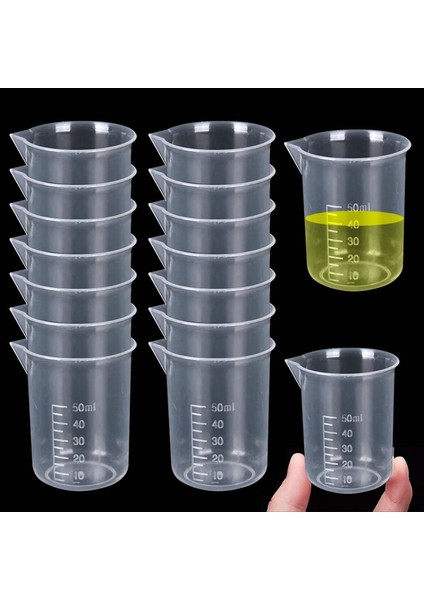 50 ml Karıştırma Kabı Ölçüm Kabı Ölçüm Ölçü Kabı Pp Standart Premium Şeffaf Mezun Ölçüm Bardakları Gıda Sınıfı Plastik (Yurt Dışından) indirimleri