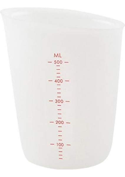 500ML Çok Fonksiyonlu Silikon Ölçüm Kabı Mutfak Ölçüm Araçları Ev Pişirme Pişirme Dıy Mum Sabun Yapımı Için (Yurt Dışından)