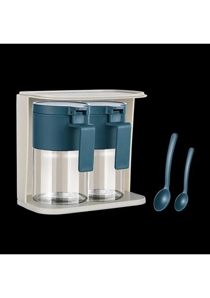 Yeşil Biber Biber Dispenseri Cam Baharat Kavanoz Getirmek Kaşık Şeker Şişe Mutfak Organizatör Paslanmaz Çelik Kapaklı Bpa Ücretsiz (Yurt Dışından)