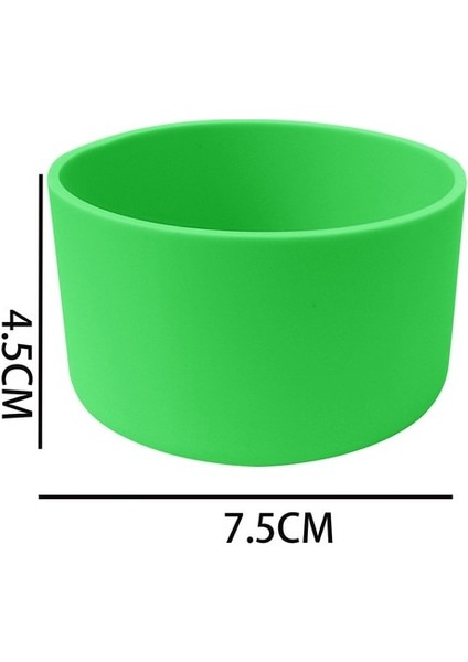 Çim Yeşili 7.5cm 7.5/9cm Silikon Bardak Kol Uzay Pot Silikon Çizme Kauçuk Alt Ped 32-40OZ Hidro Şişe Su Şişesi Mutfak Için Evrensel (Yurt Dışından)