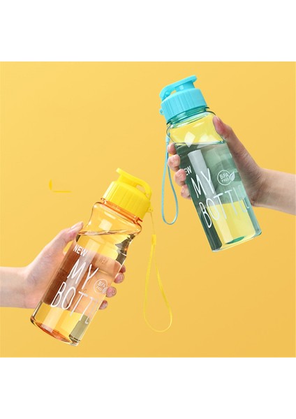 Gökyüzü Mavi 650ML 650ML Su Bardağı Spor Su Şişesi Çift Su Bardağı Plastik Taşınabilir Su Deposu Anti-Damla Açık Halat Su Şişesi Hediye Kupa (Yurt Dışından) fiyatları