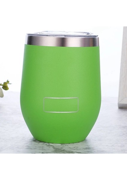 Stil 5 12OZ Şarap Kadehi 12OZ Yetys Paslanmaz Çelik Şarap Copo Cafe Çift Duvarlı Yalıtımlı Bardak Samanlı Yumurta Bardak Seyahat Caneca Térmica Bts (Yurt Dışından)